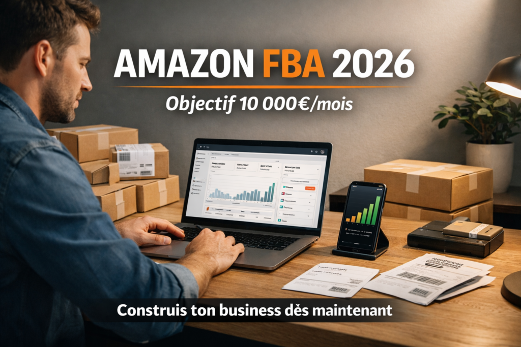 📦 De 0 à 10 000 €/mois avec Amazon FBA : stratégie complète et réaliste en 2026